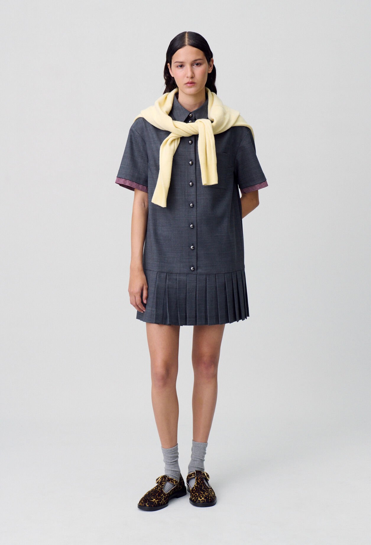 パリ発★サテン★ラップワンピース★ CLAUDIE PIERLOT パリ発☆サテン☆ラップワンピース☆ CLAUDIE PIERLOT