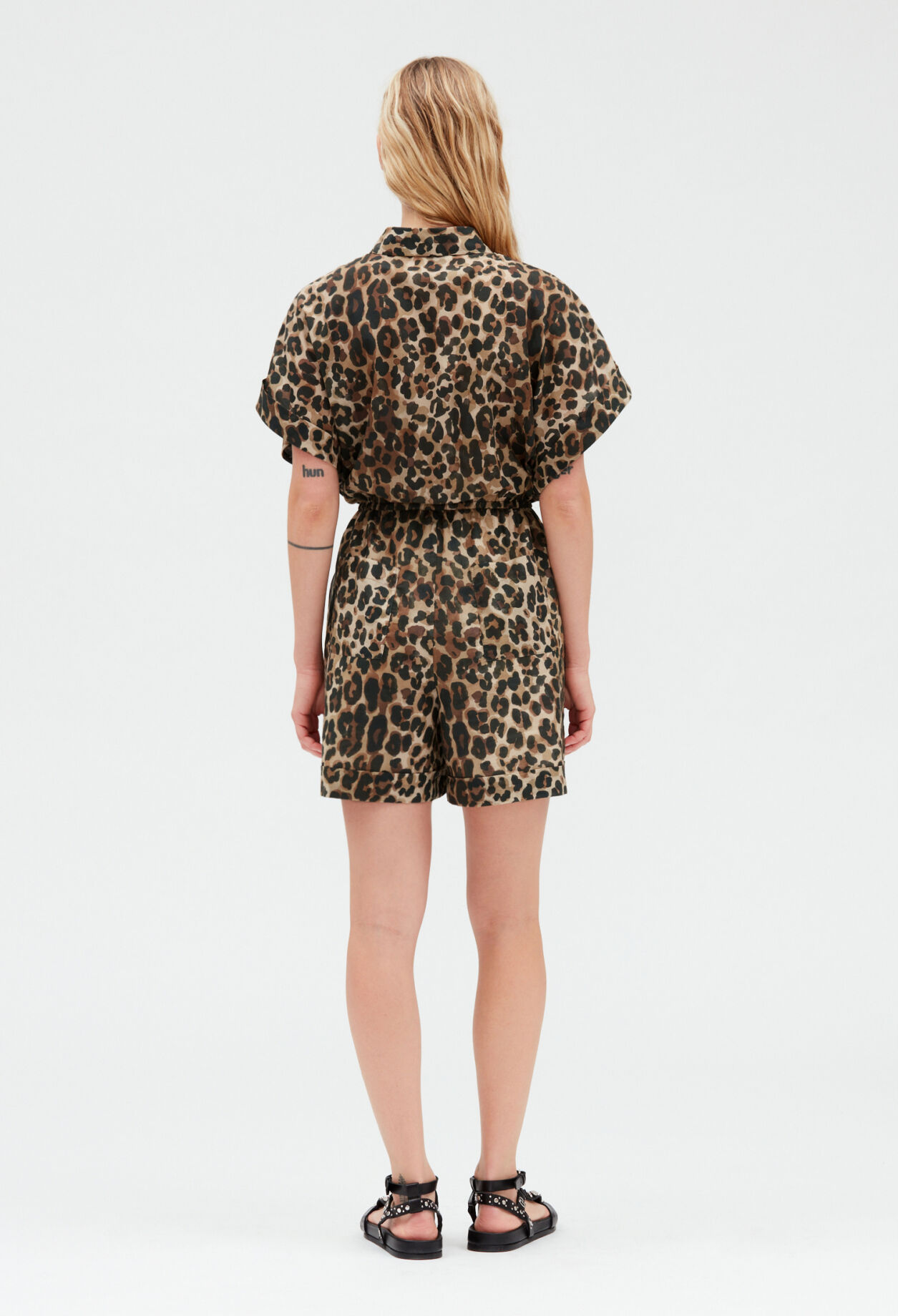 Leopard playsuit