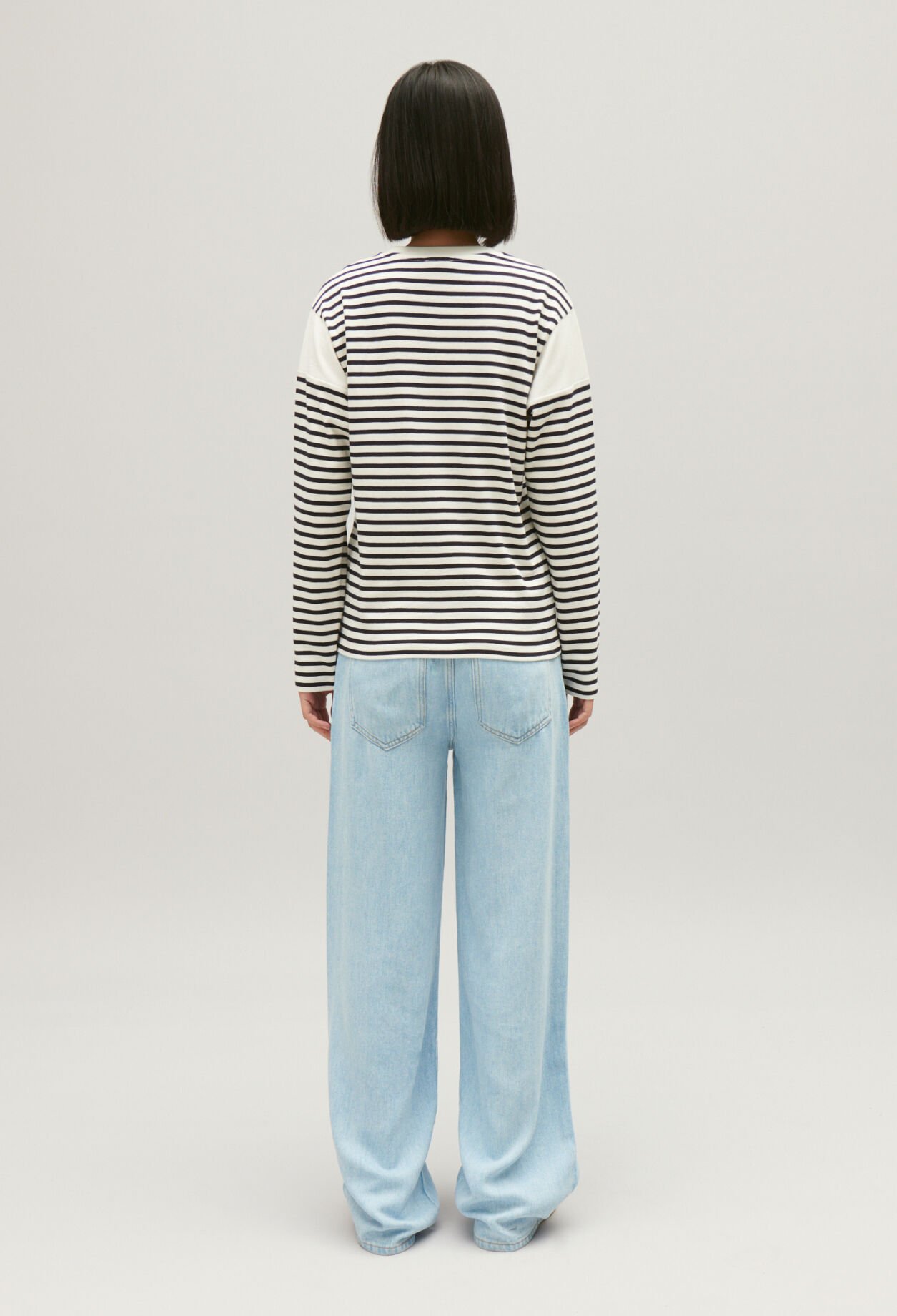 Two-tone Claudie T-shirt 