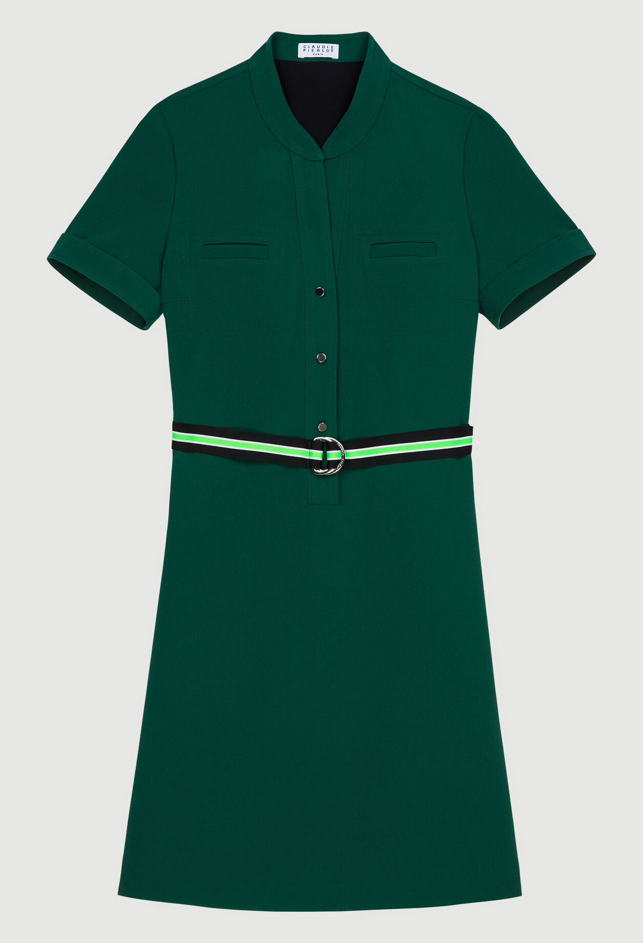 Short belted dress