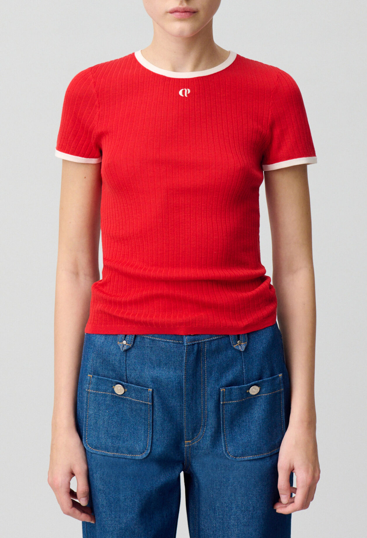 Fine knit CP top