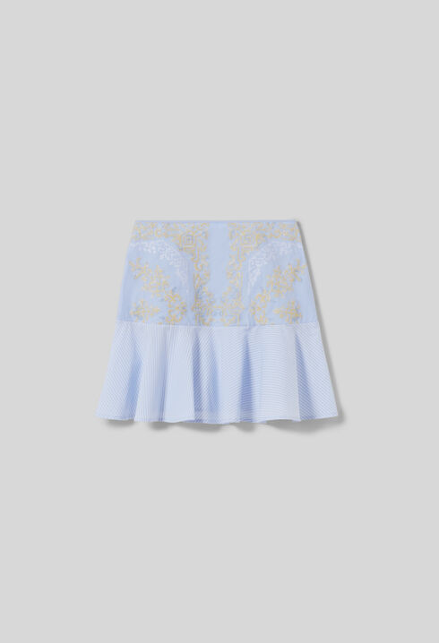 Short printed skirt