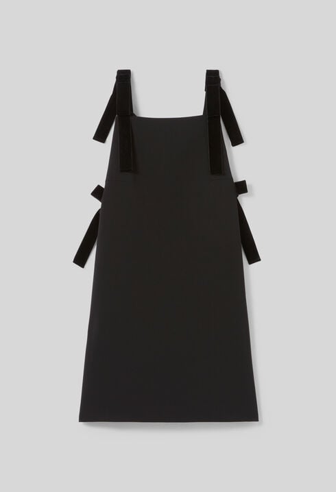 Short velvet dress