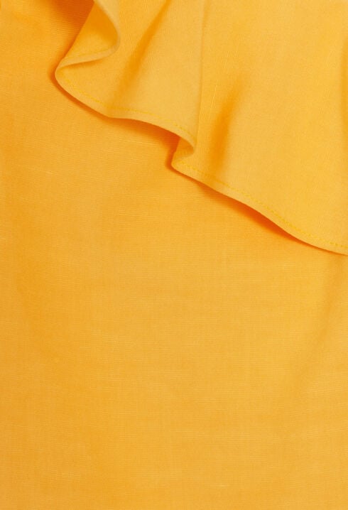 Yellow asymmetrical top