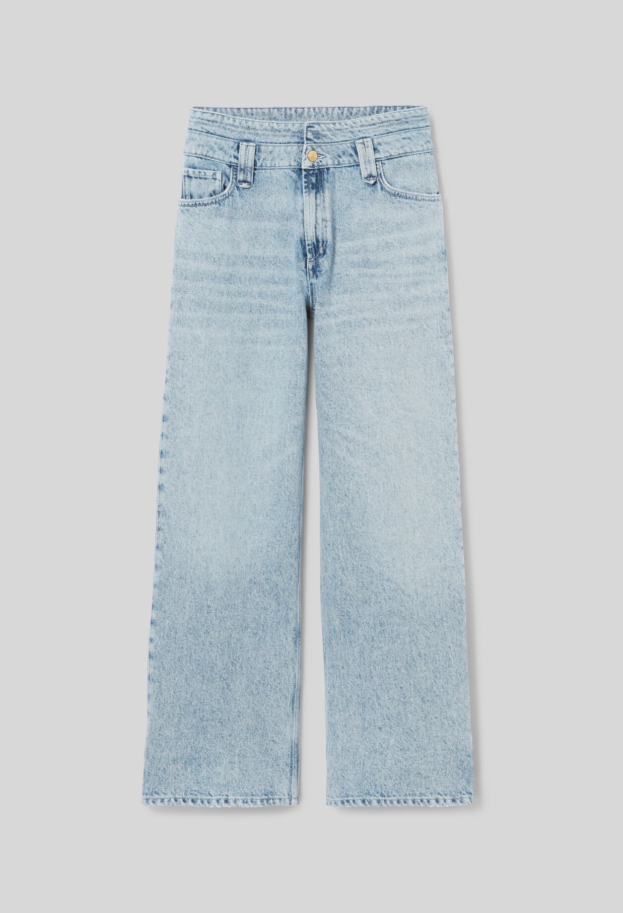 Straight denim jeans