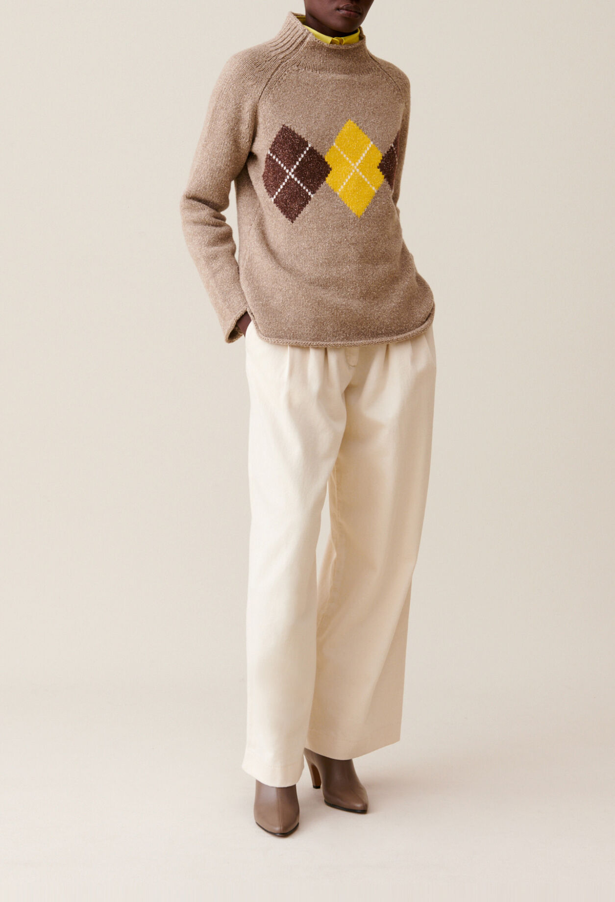 Oversized Roll-Neck Jumper