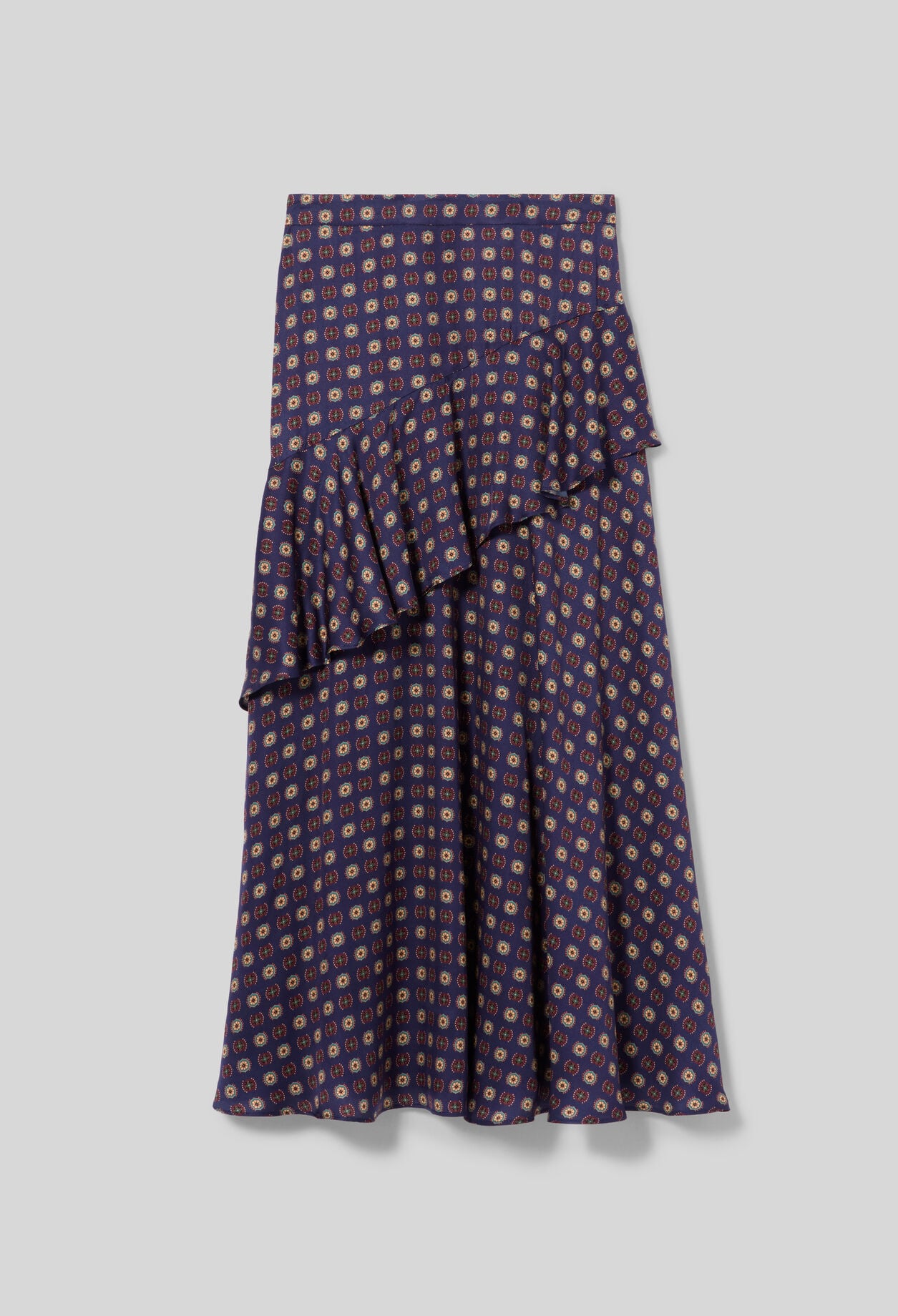 Flowy printed skirt