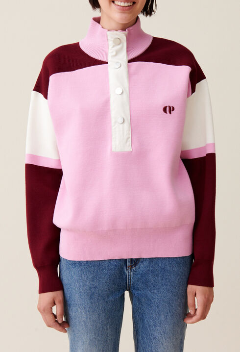 Minimum trucker collar sweatshirt