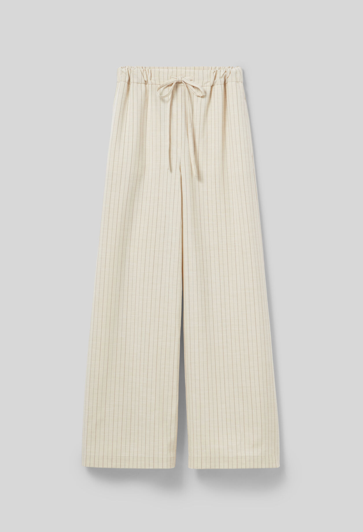 Wide striped trousers
