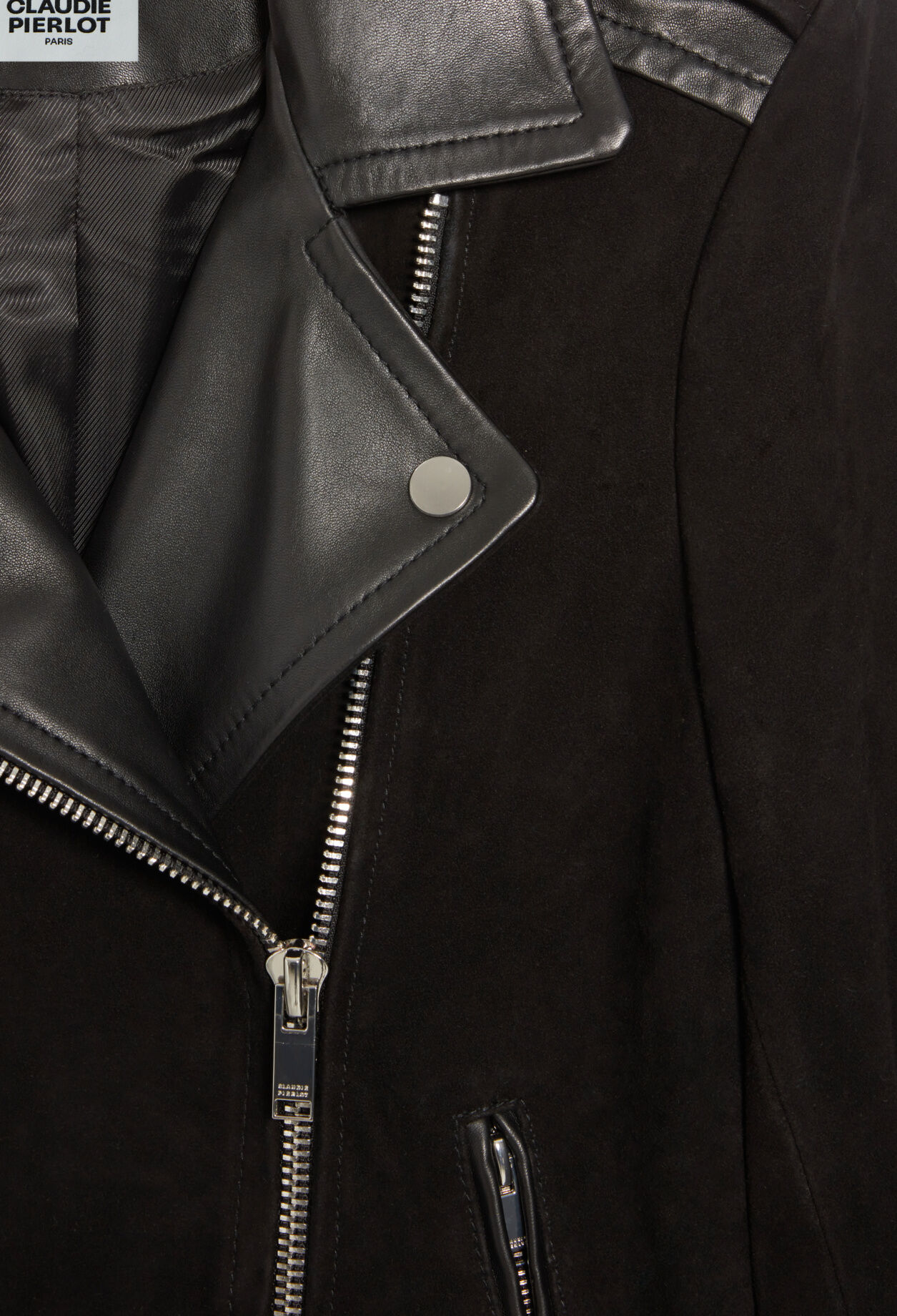 Black leather jacket