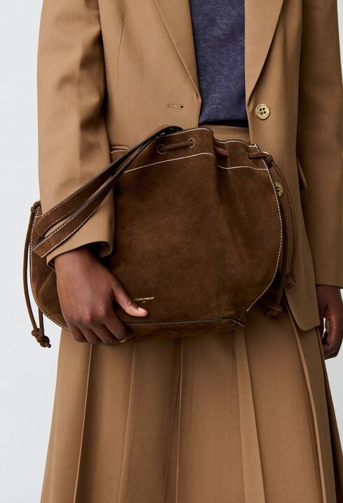Alban suede leather bag