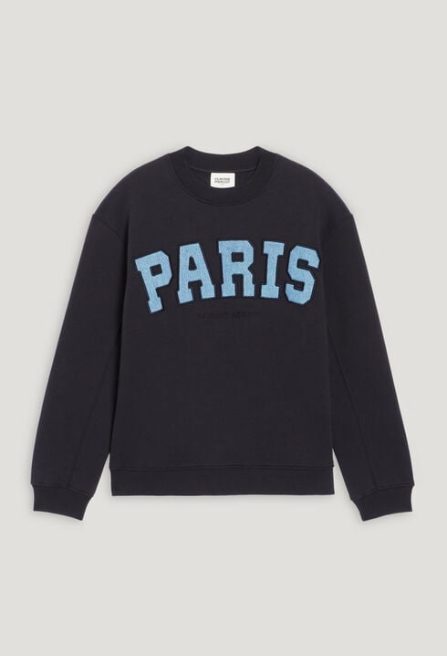 Navy blue Paris jumper