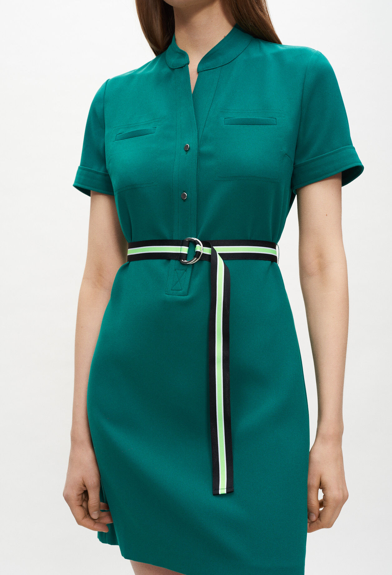Short belted dress