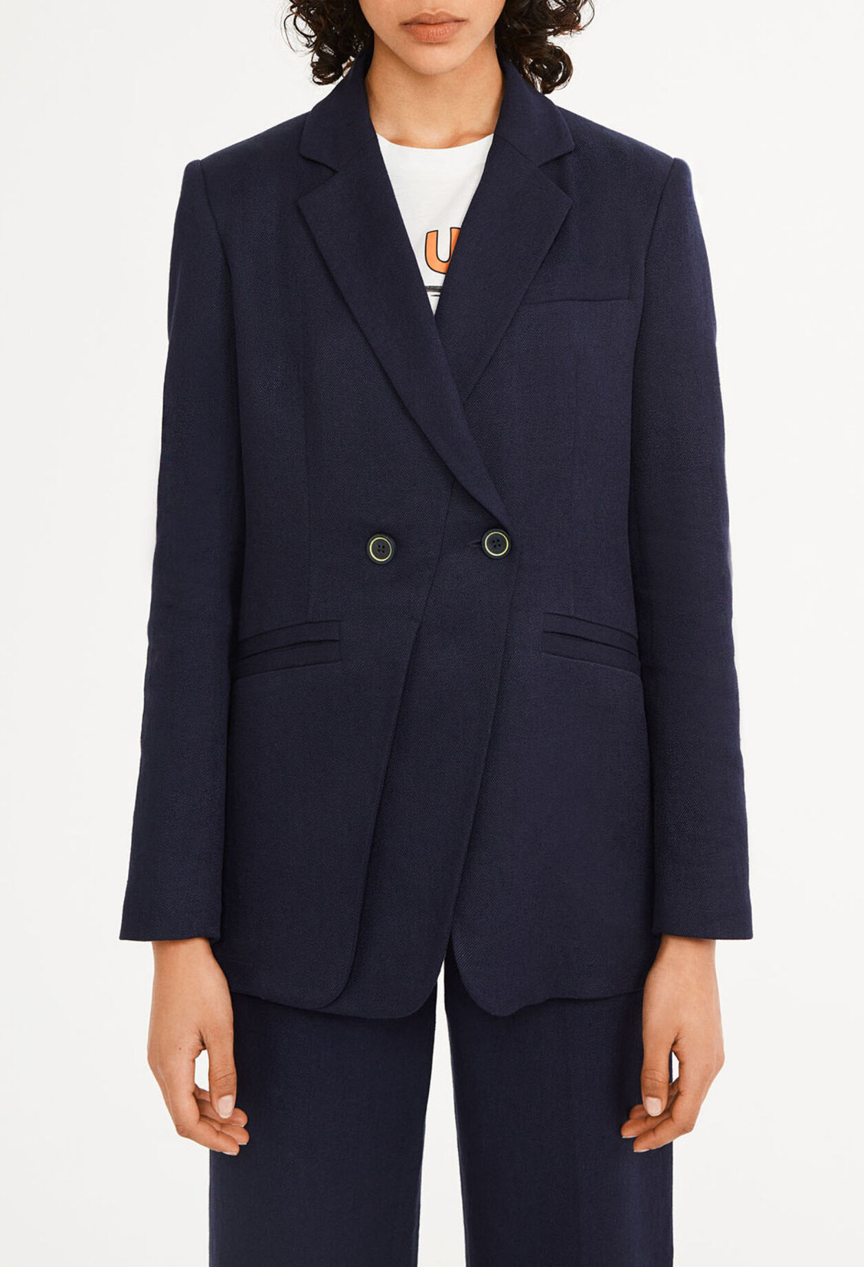 Straight-fit blazer