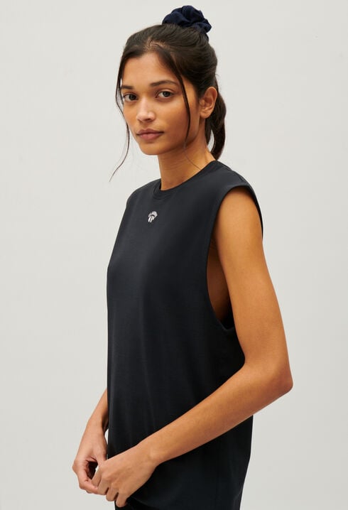 Claudie x Circle Black tank top