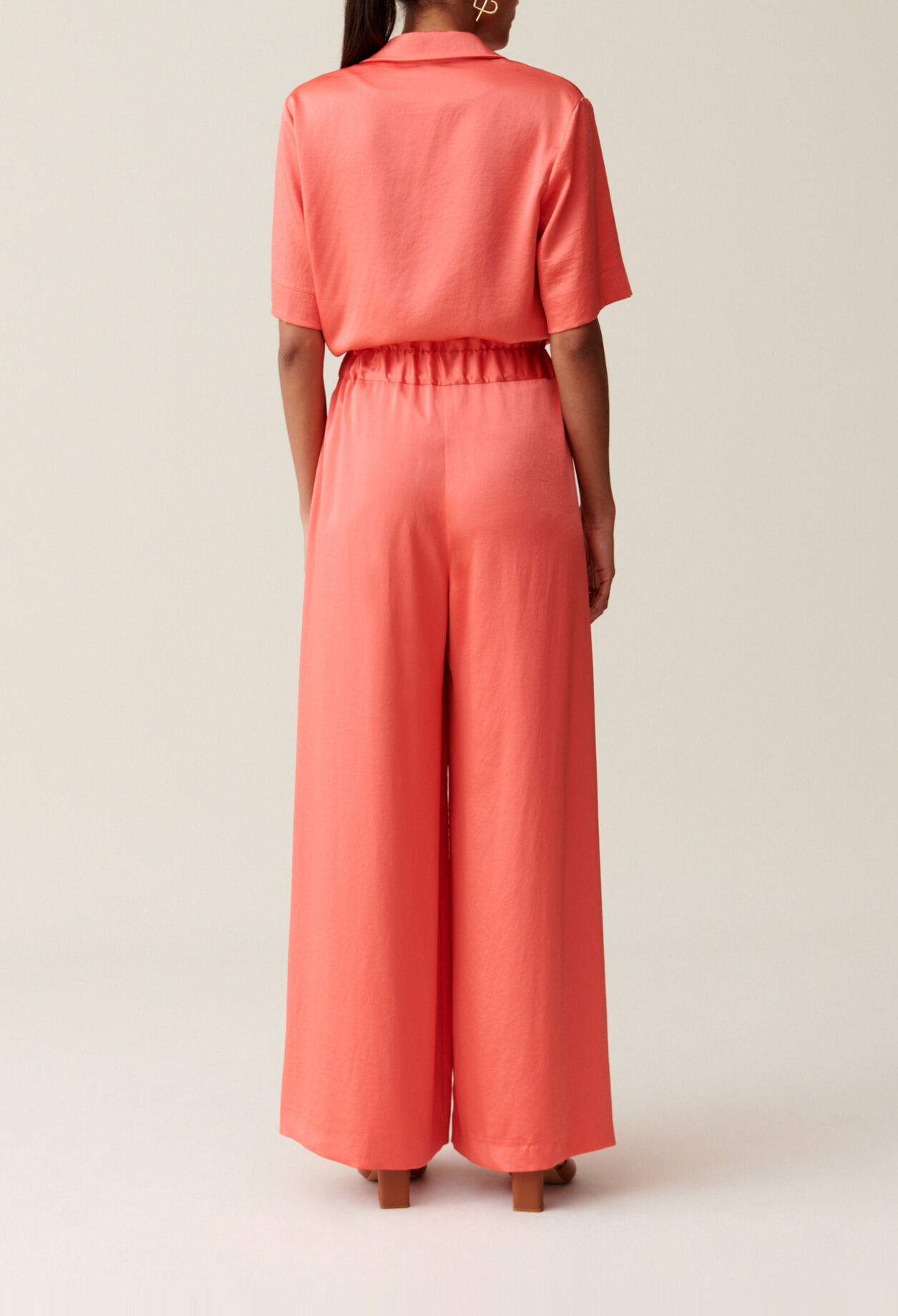 Satin Mandarin Trousers