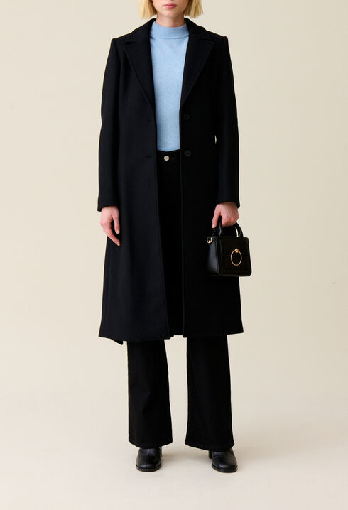 Long belted coat