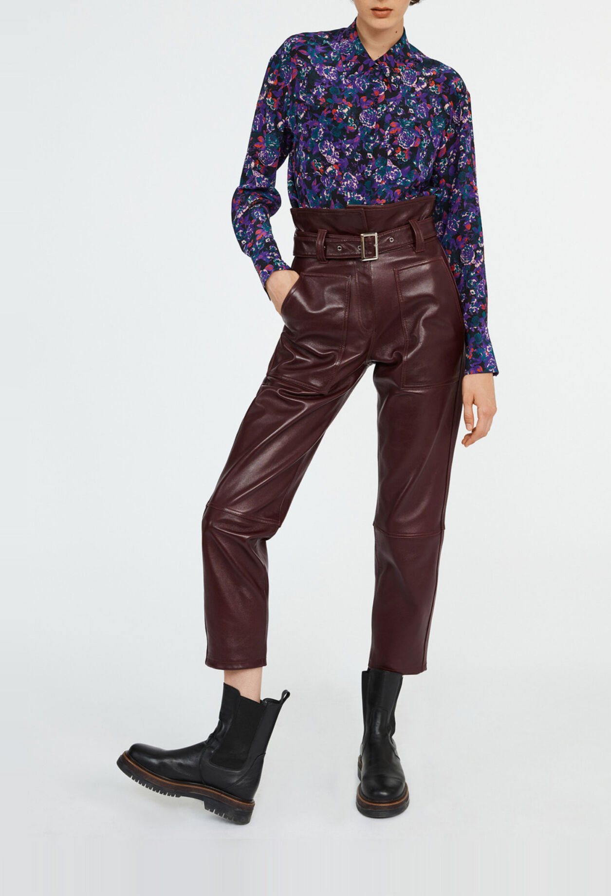 Leather trousers