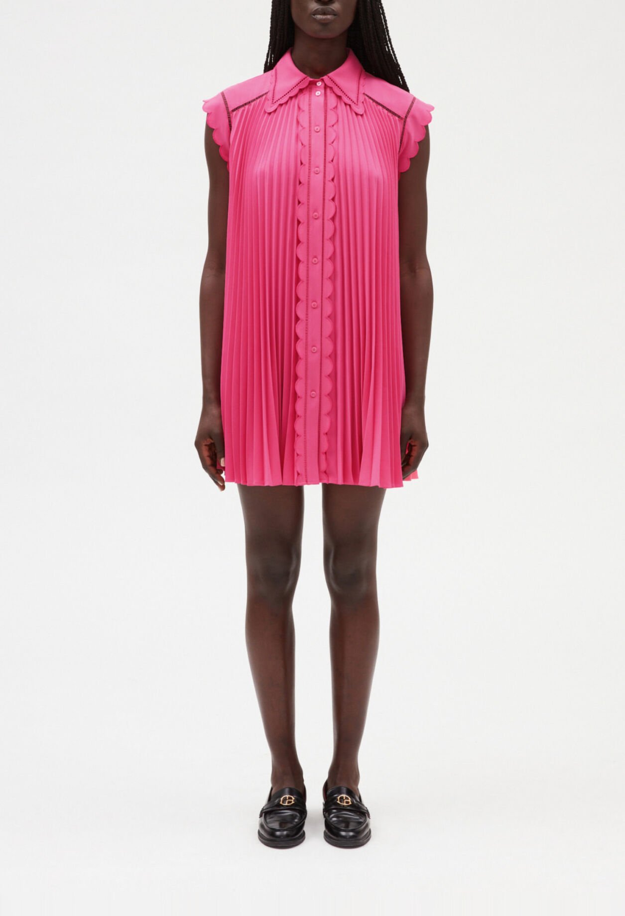 Short pleated dress