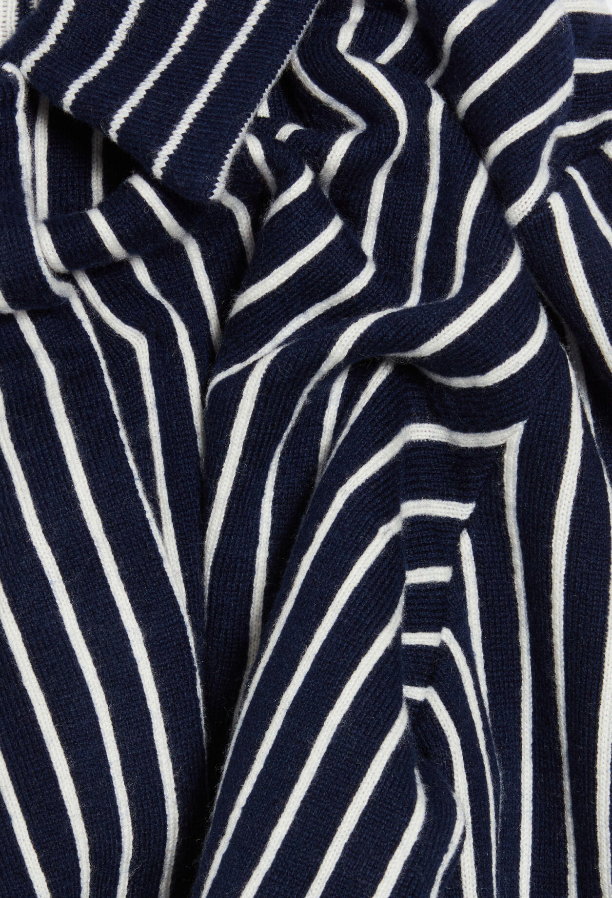 Stripy knit cardigan