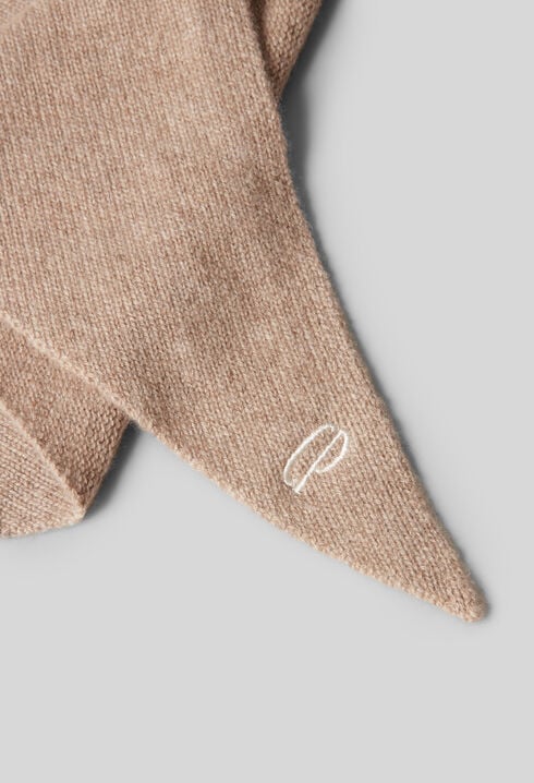 Wool and cashmere scarf