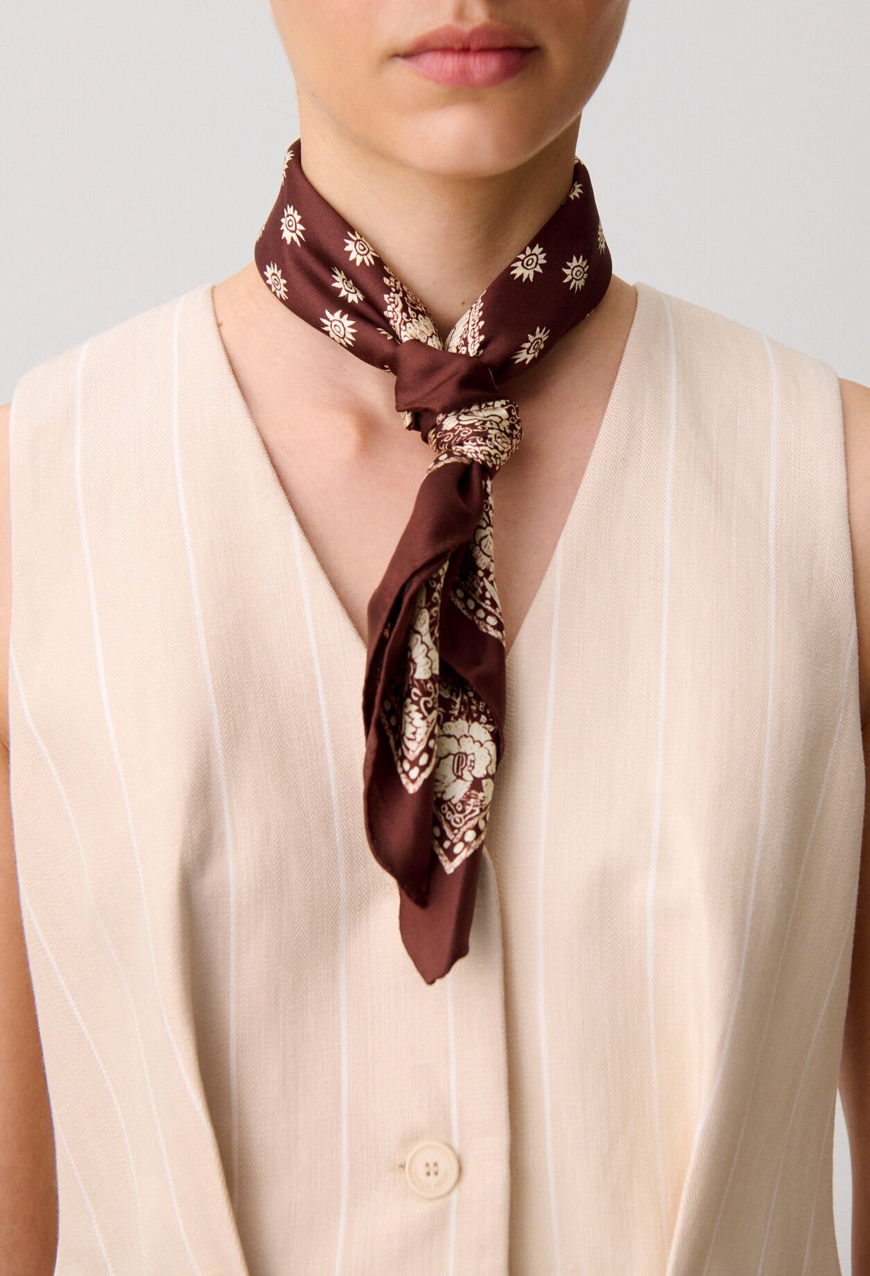 Printed Square Scarf