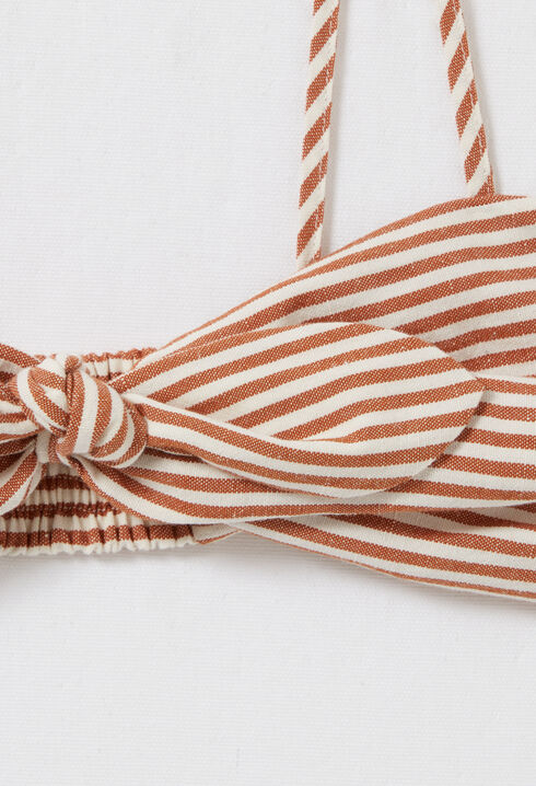 Striped Bandeau Top