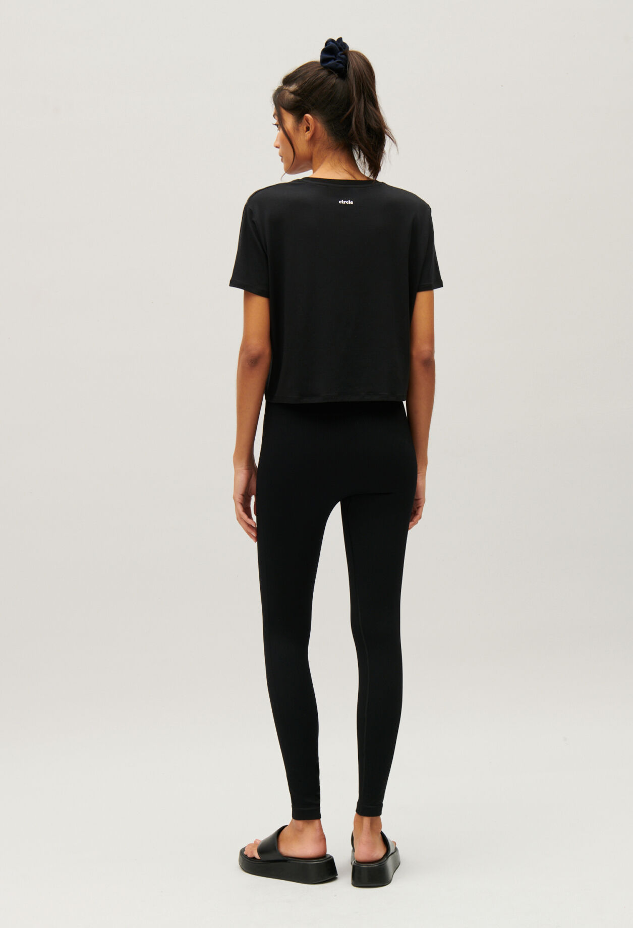 Claudie x Circle cropped T-shirt