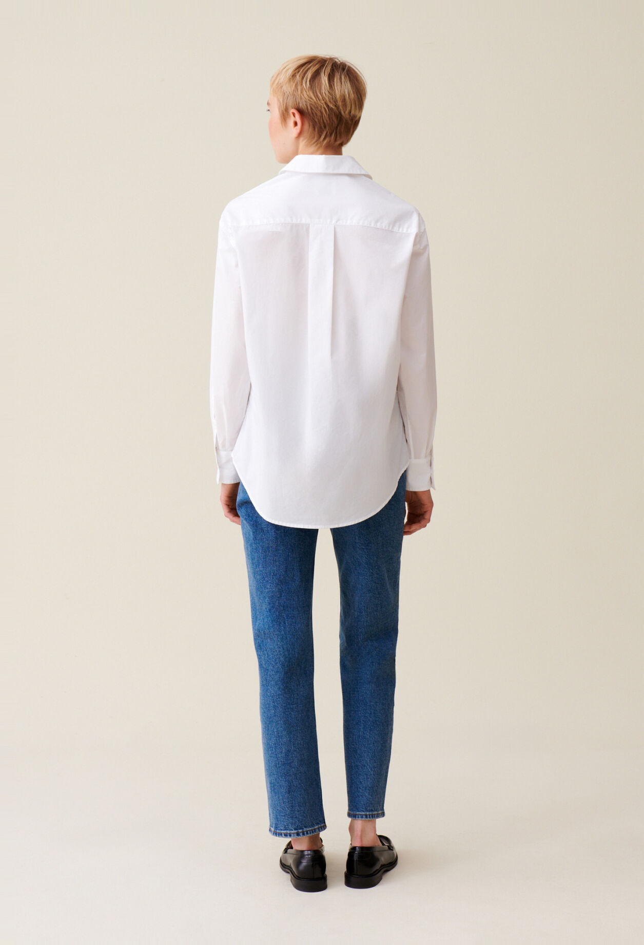 White cotton shirt 