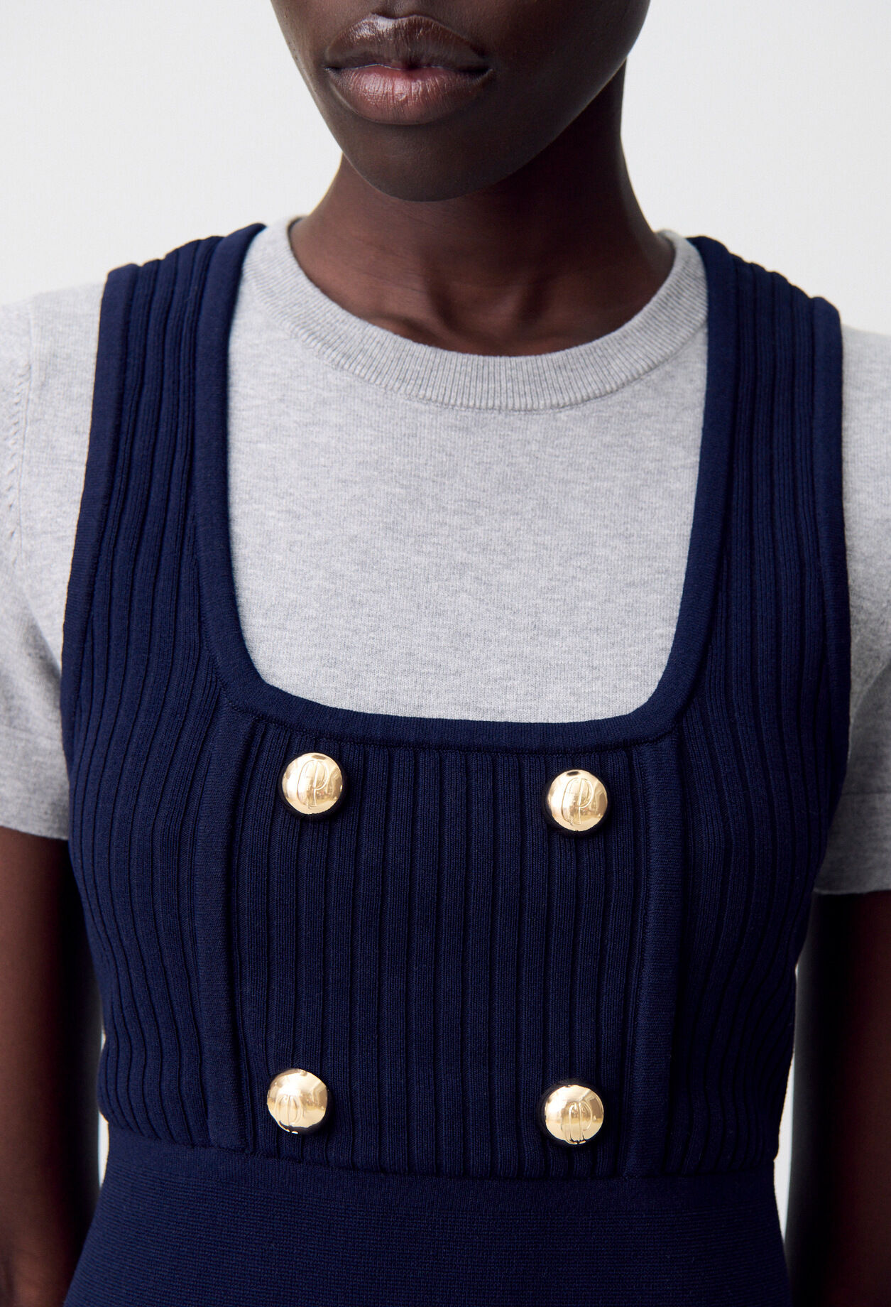 Short Knit T-Shirt Dress
