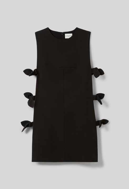 Short dress with bows