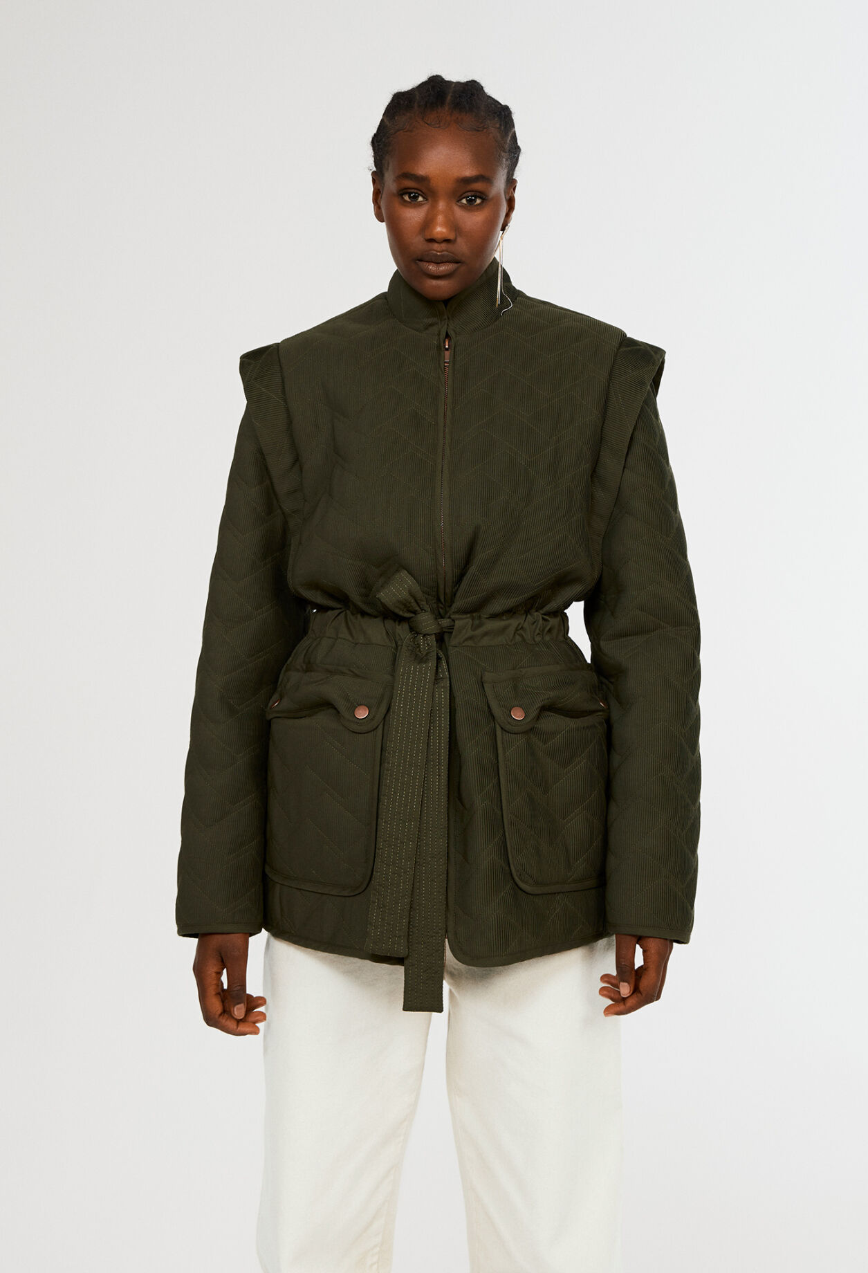 Recycled polyester quilted jacket for women Claudie Pierlot