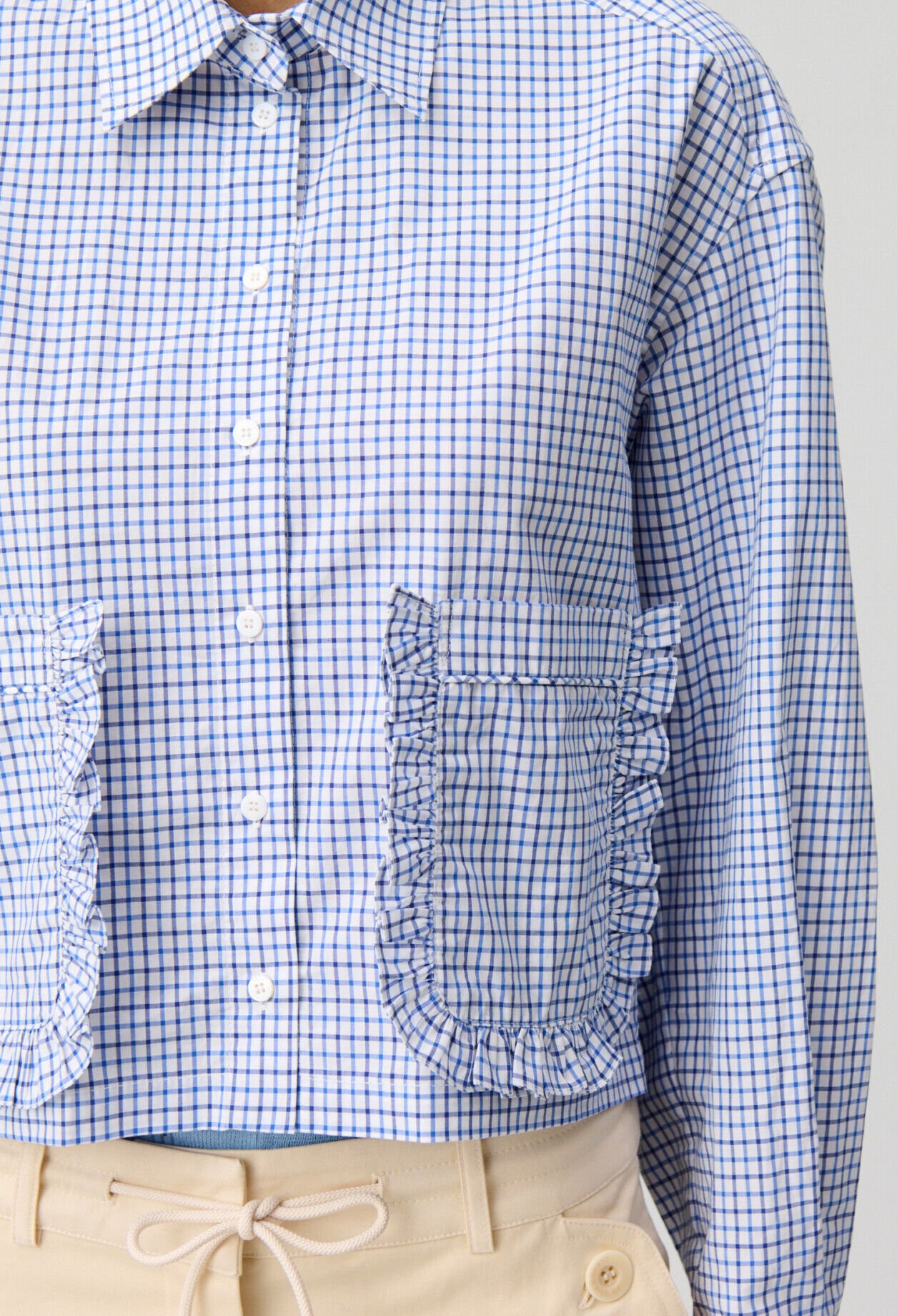Checked shirt with pockets