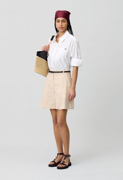 Pleated Shorts