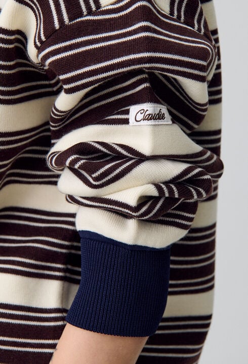 Striped Polo Jumper