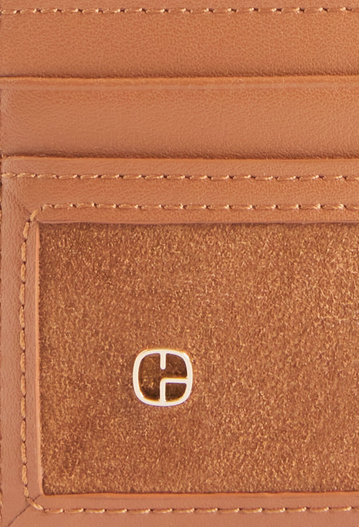 Suede card holder