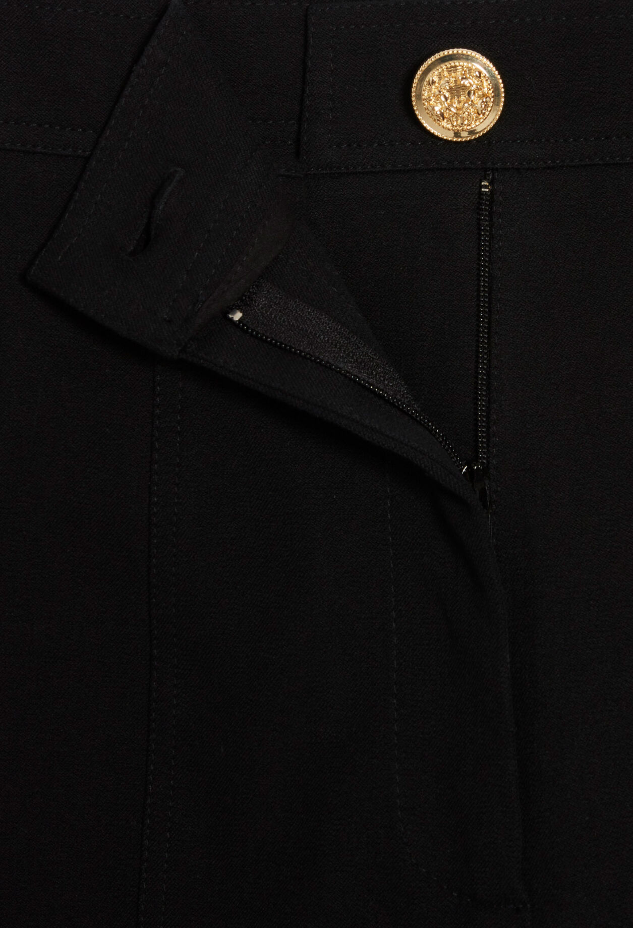 High-rise slim-fit trousers