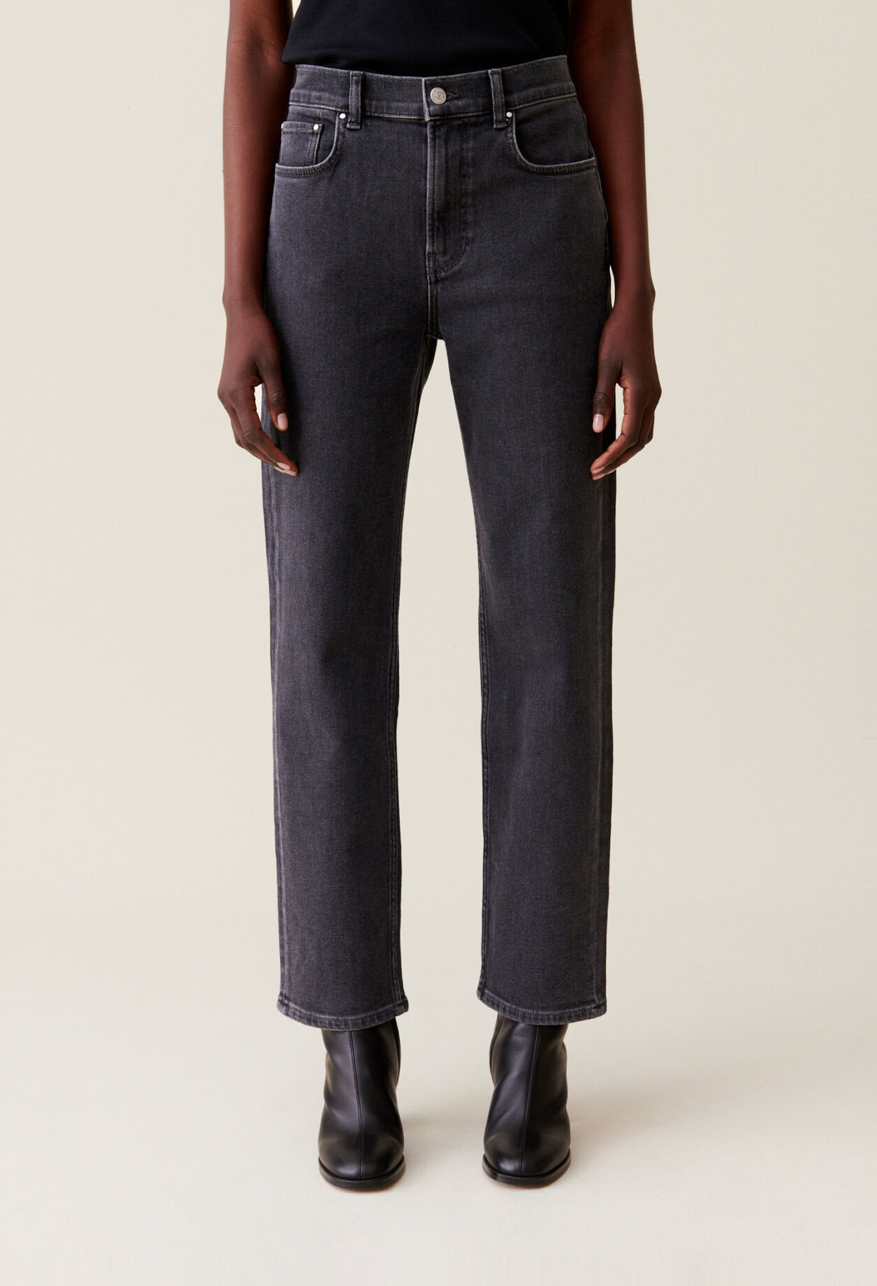 Toto slim jeans charcoal grey