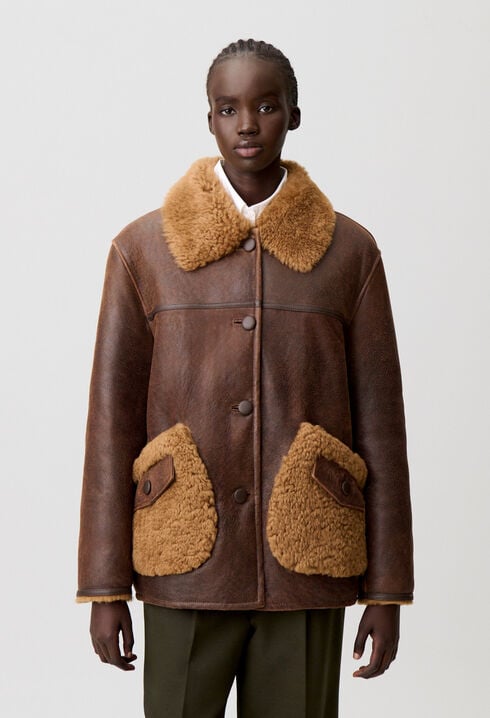 Shearling coat
