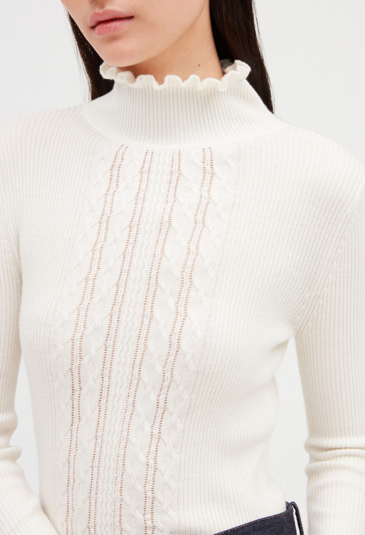 Fine-knit jumper