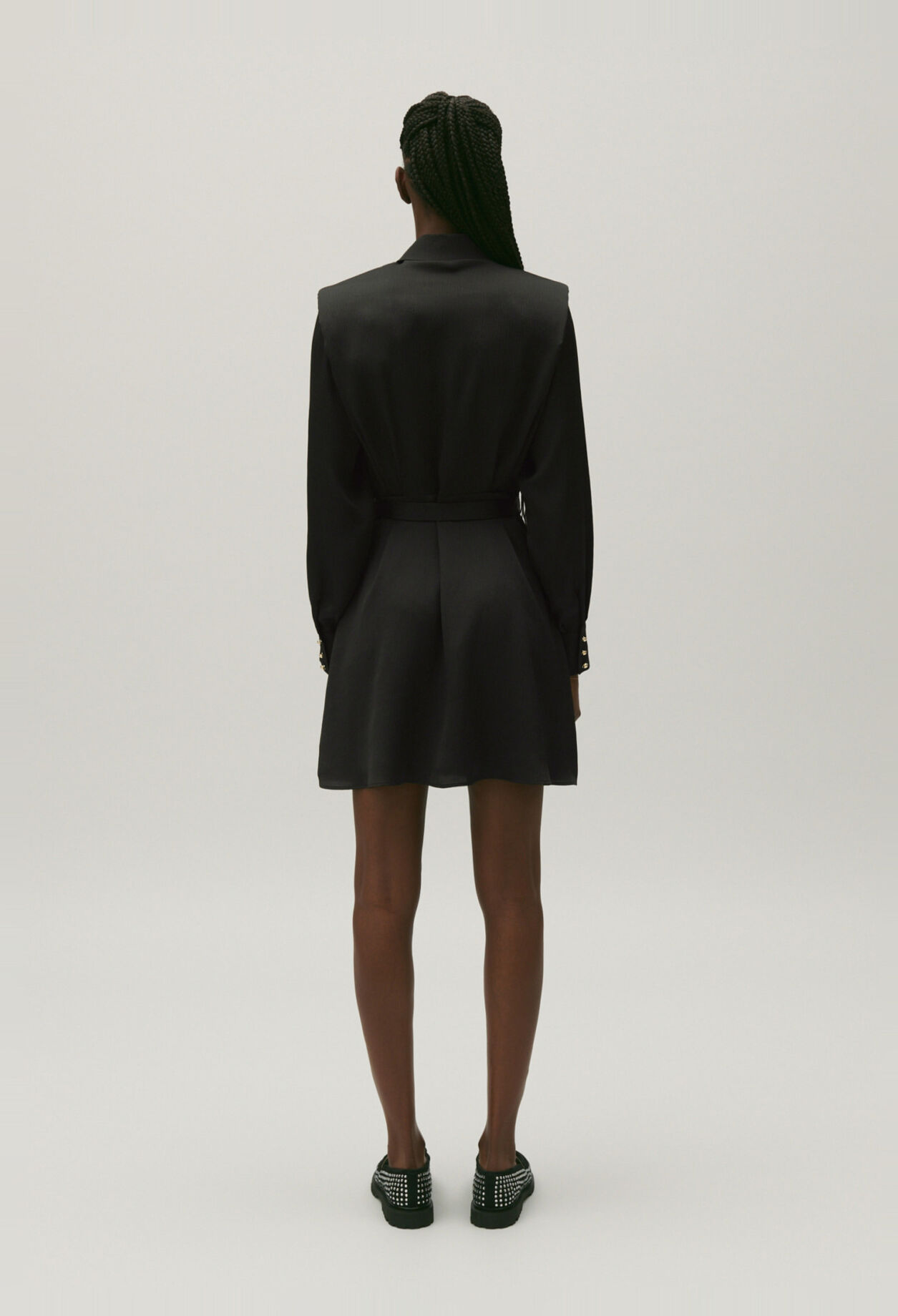 Fitted shirt dress