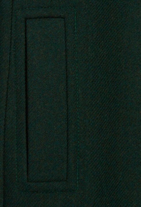 Mid-length straight coat