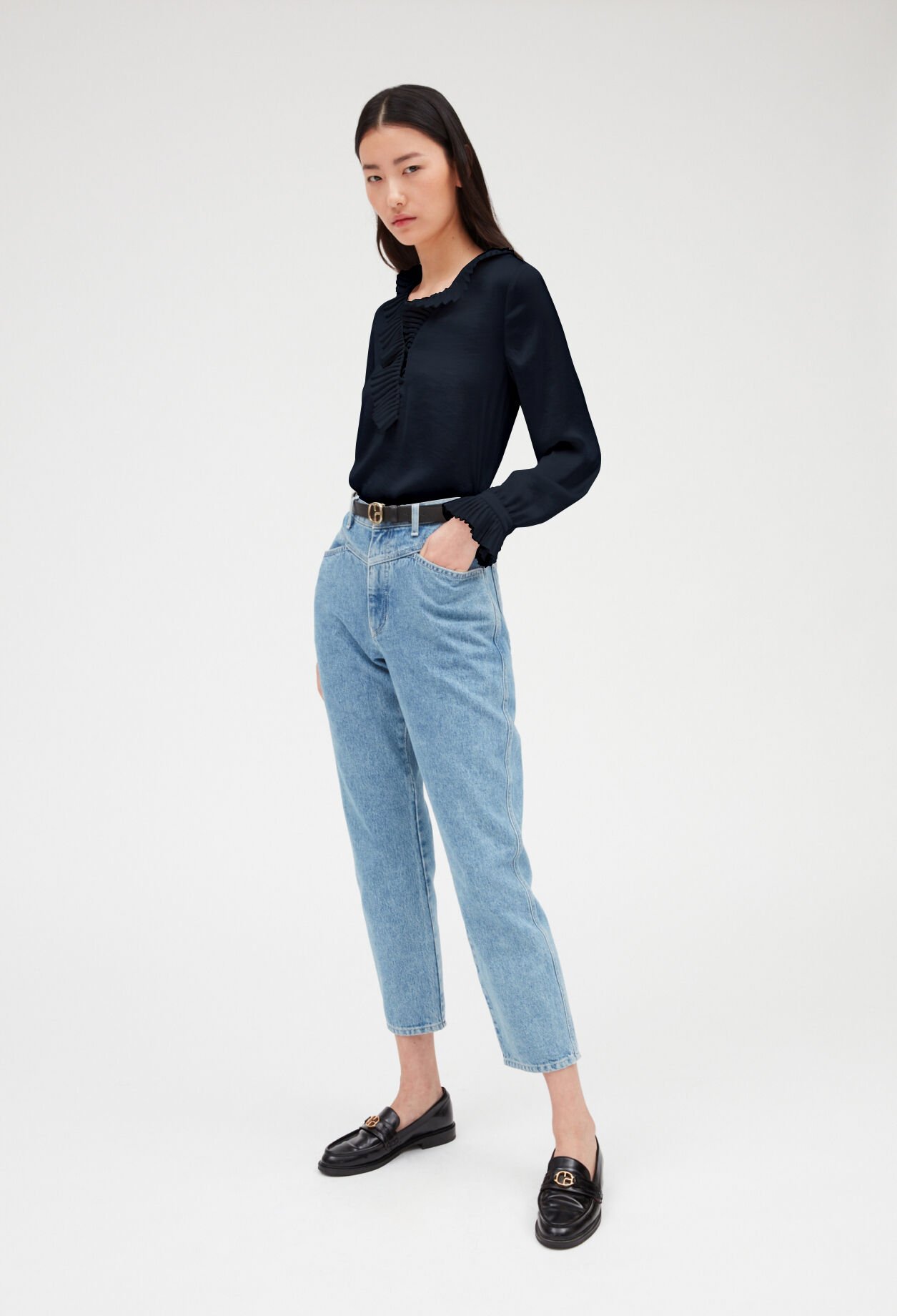 Ruffled blouse