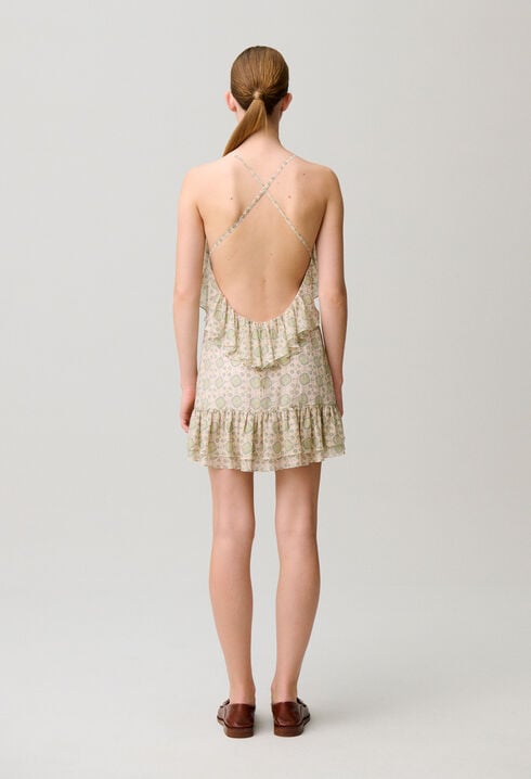 Printed short dress