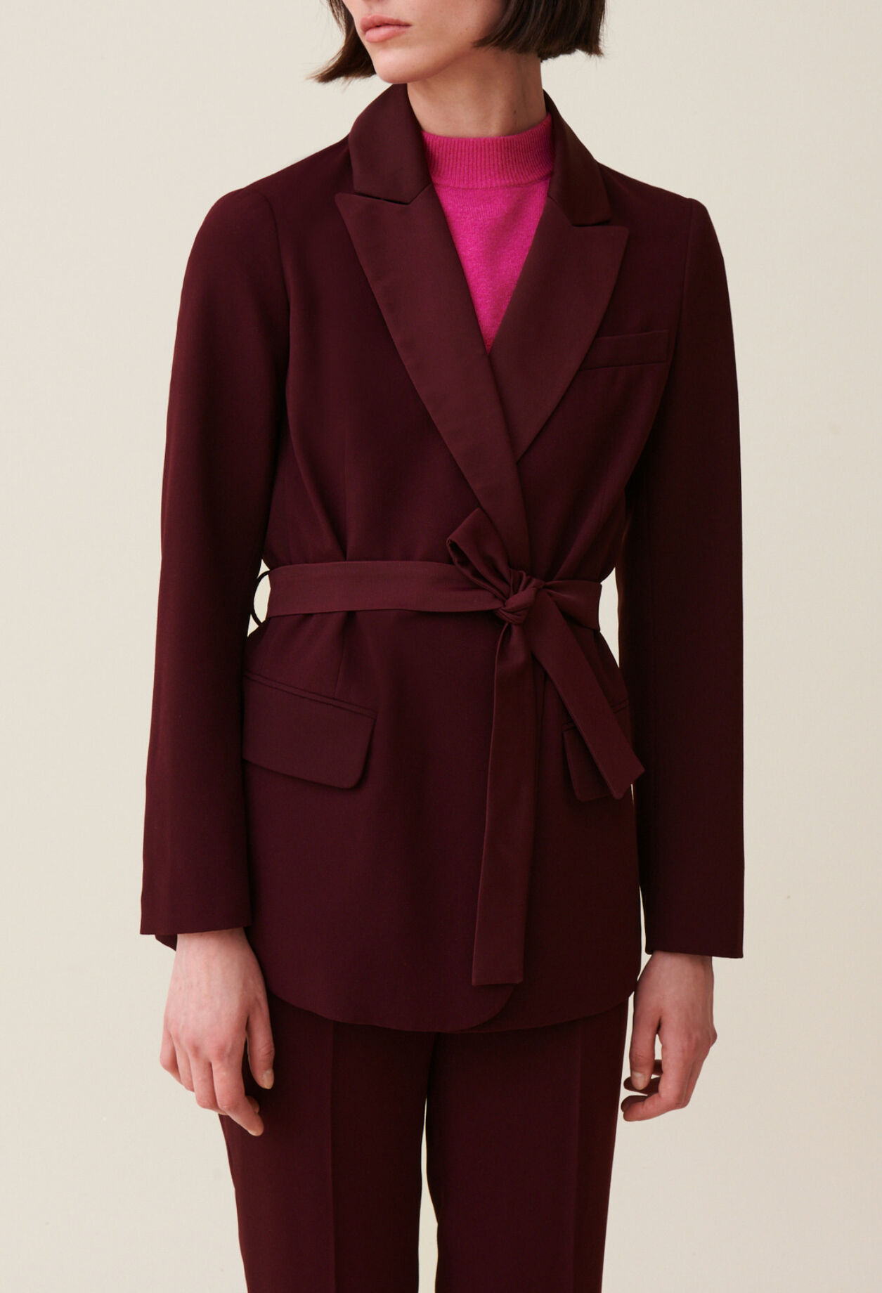 Belted Tailored Jacket