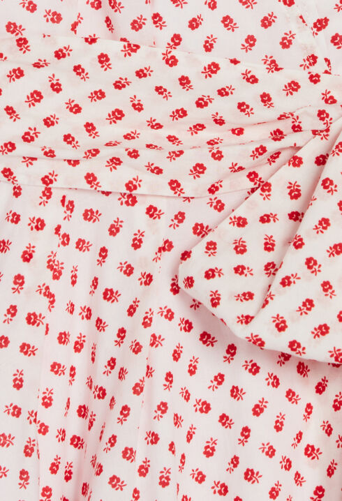 Short wraparound dress