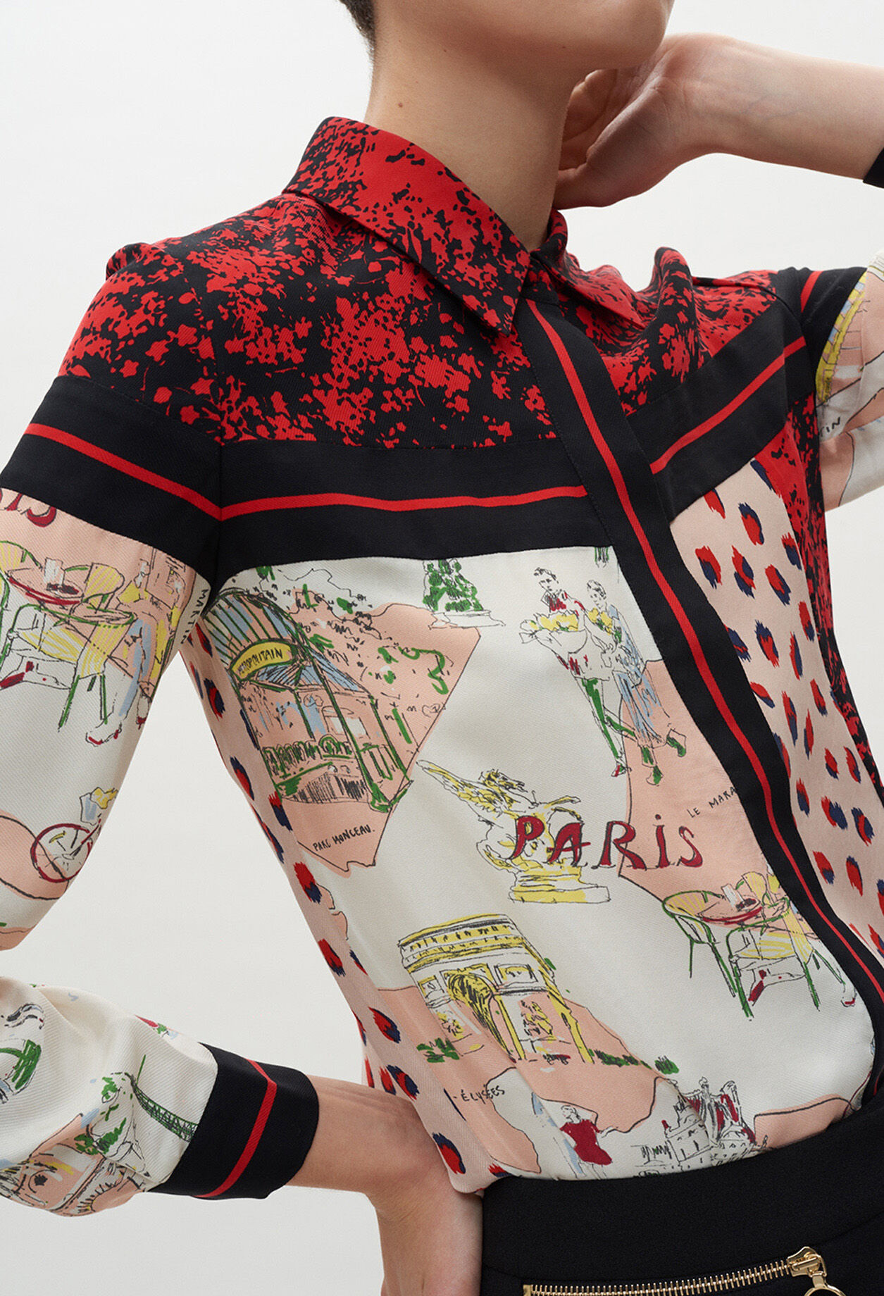 Patchwork shirt