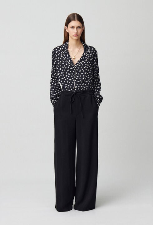 Elasticated fluid trousers
