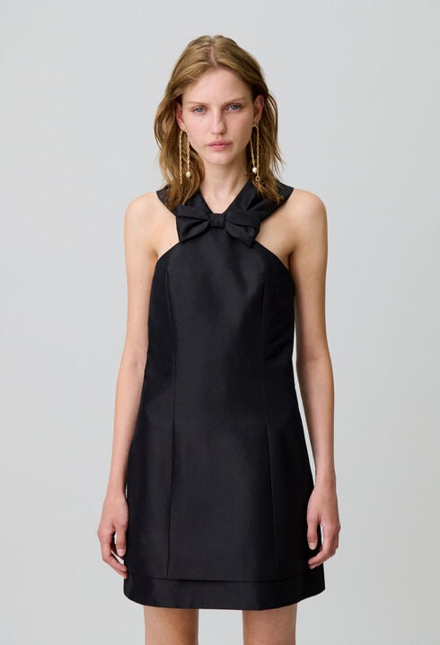 Short bow dress