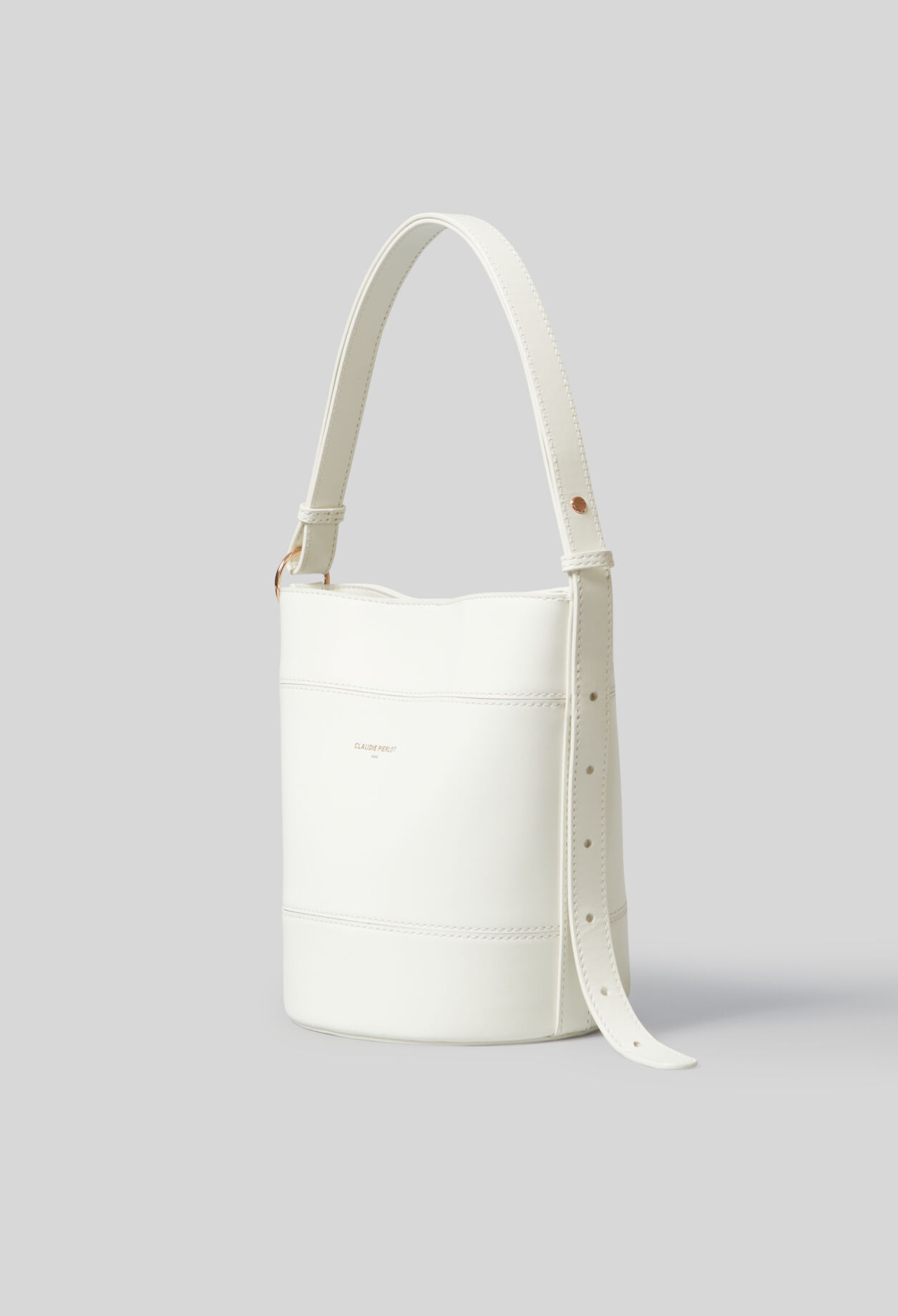 Solveig leather bucket bag